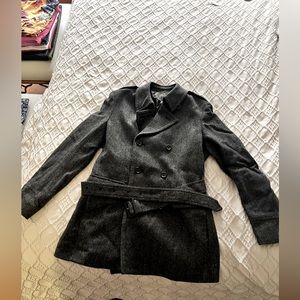 Uniqlo wool trench coat size M